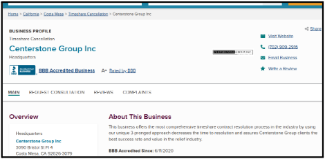 Centerstone Group inc